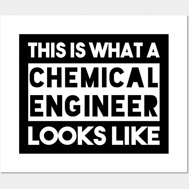 funny chemical engineer Wall Art by Elhisodesigns